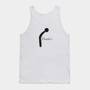 Stick man design Tank Top